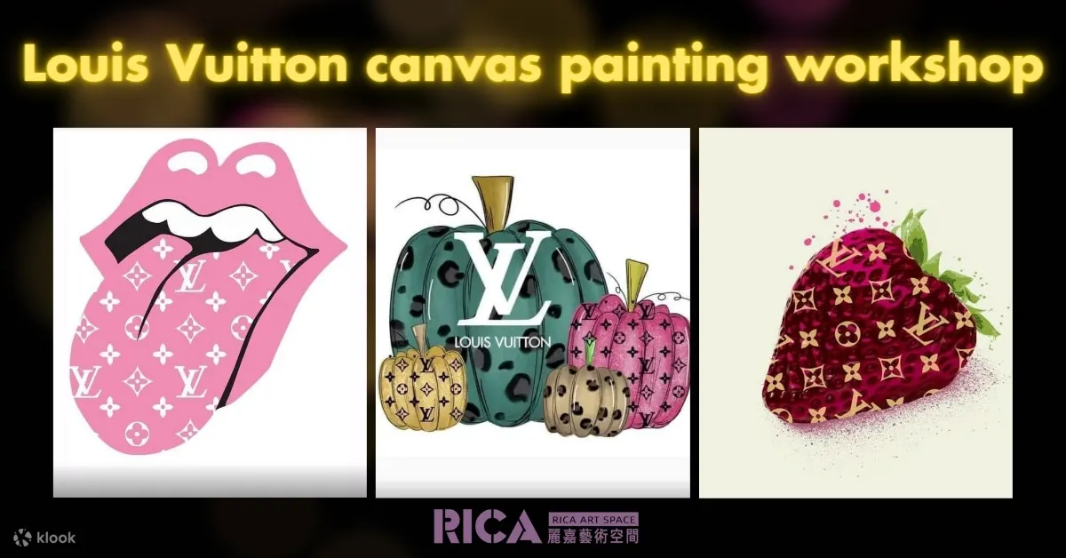 Rica Art Space - Louis Vuitton canvas painting workshop