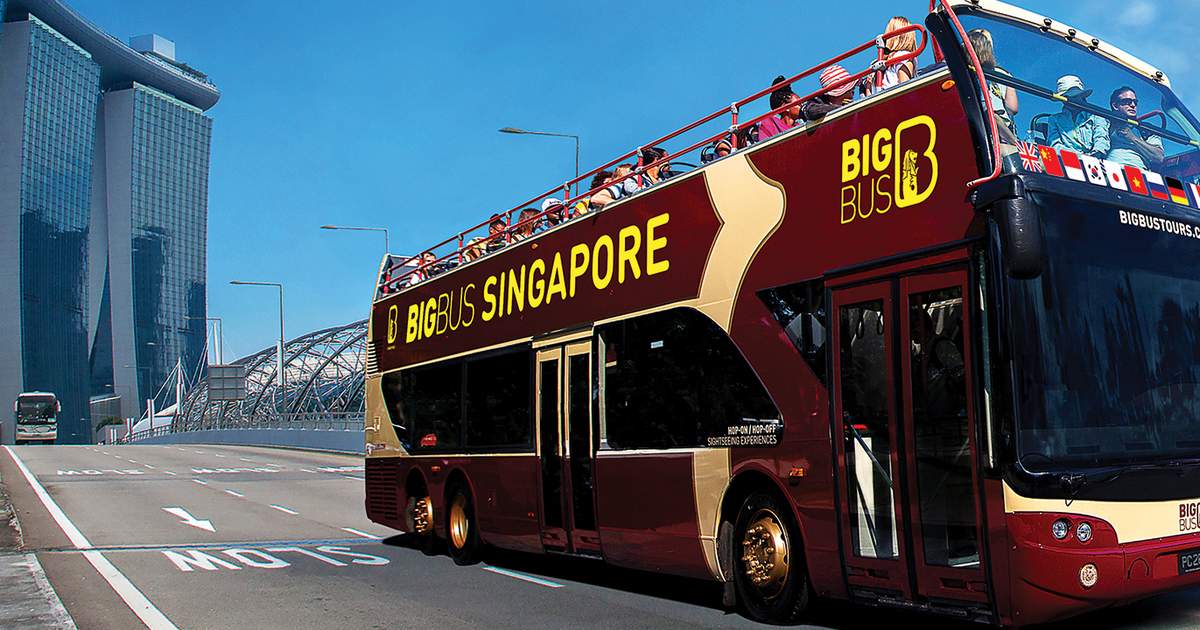 シンガポール ビッグバス 乗り降り自由ツアー オープントップ Klook クルック