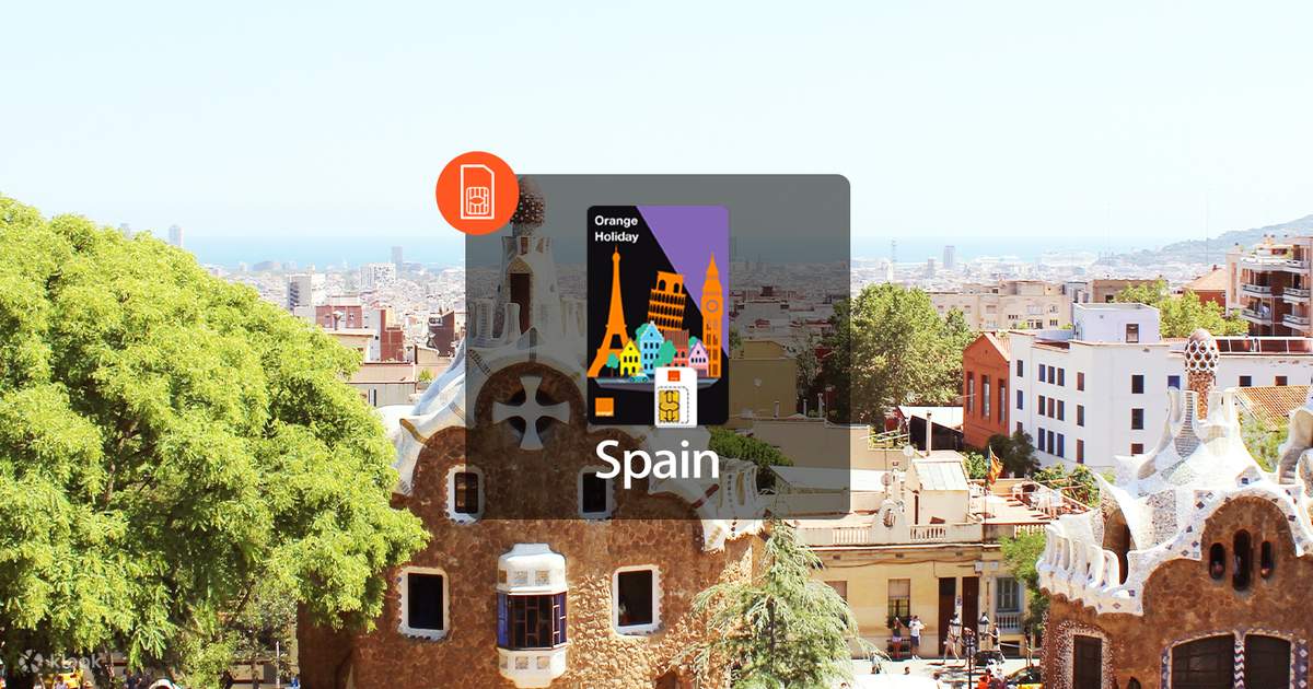 4G SIM Card (Barcelona Pick Up) for Spain Klook Hong Kong Hong Kong