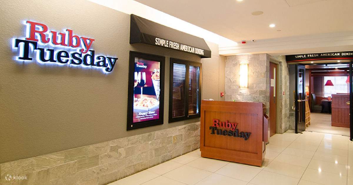 Reservation] Ruby Tuesday in Causeway Bay
