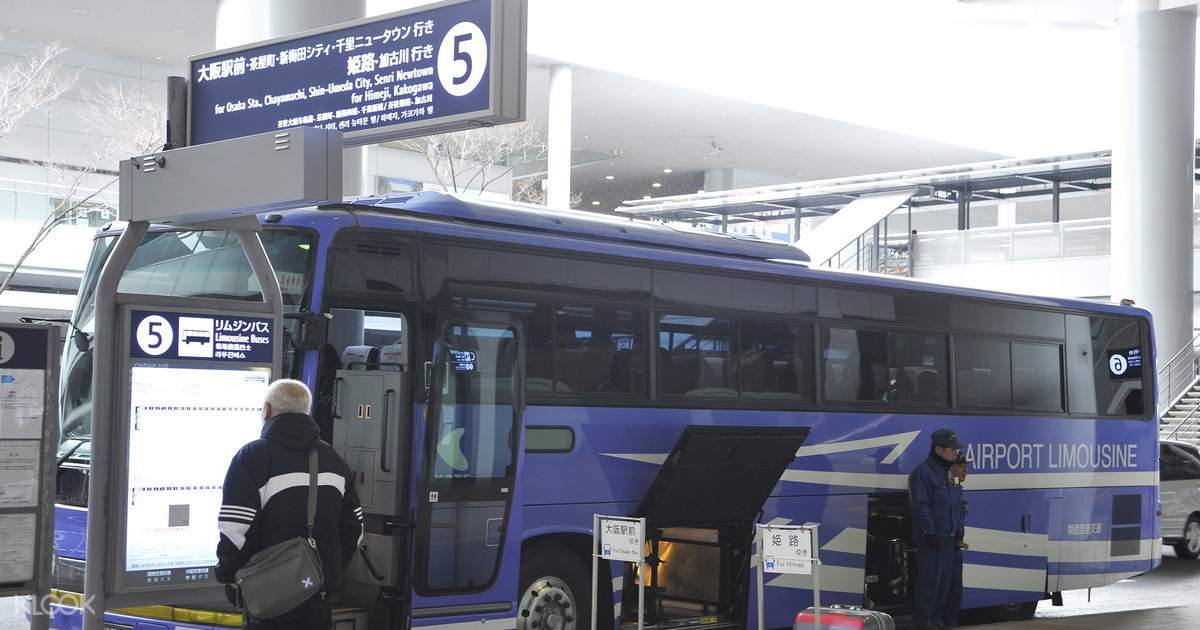 kix airport limousine bus transfer klook us
