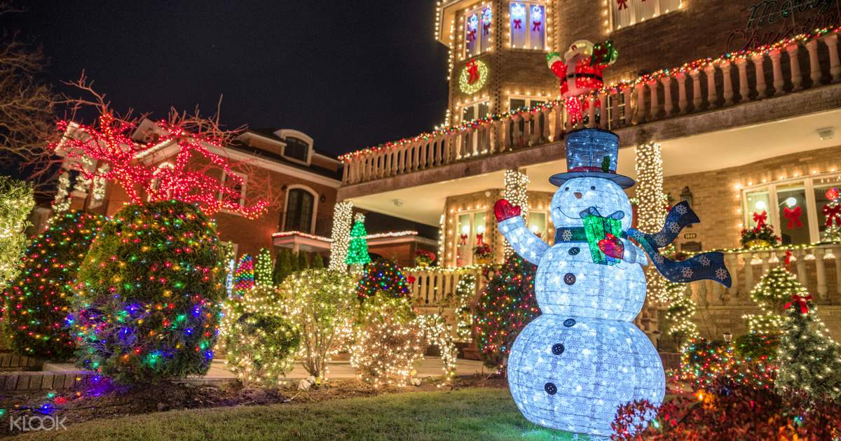 Dyker Heights And Bryant Park Winter Village Christmas Tour Klook Us