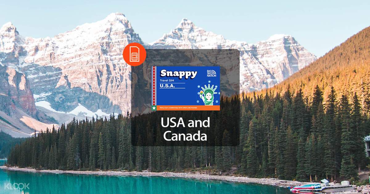 4g Lte Customizable Sim Card Mnl Delivery For Usa And Canada Klook Us