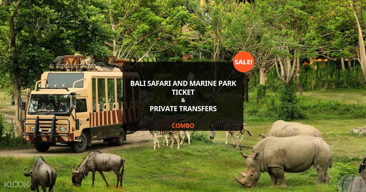 Bali Safari and Marine Park Tickets Combo - Klook India