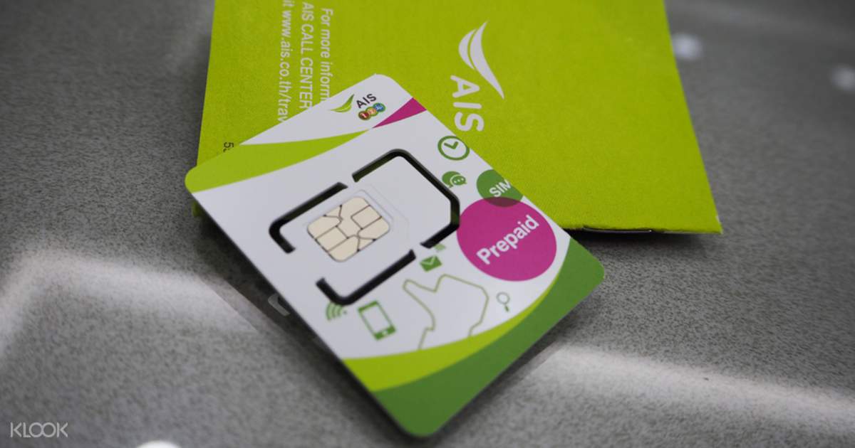 3G/4G SIM Card (KBV Pick Up) for Thailand - Klook