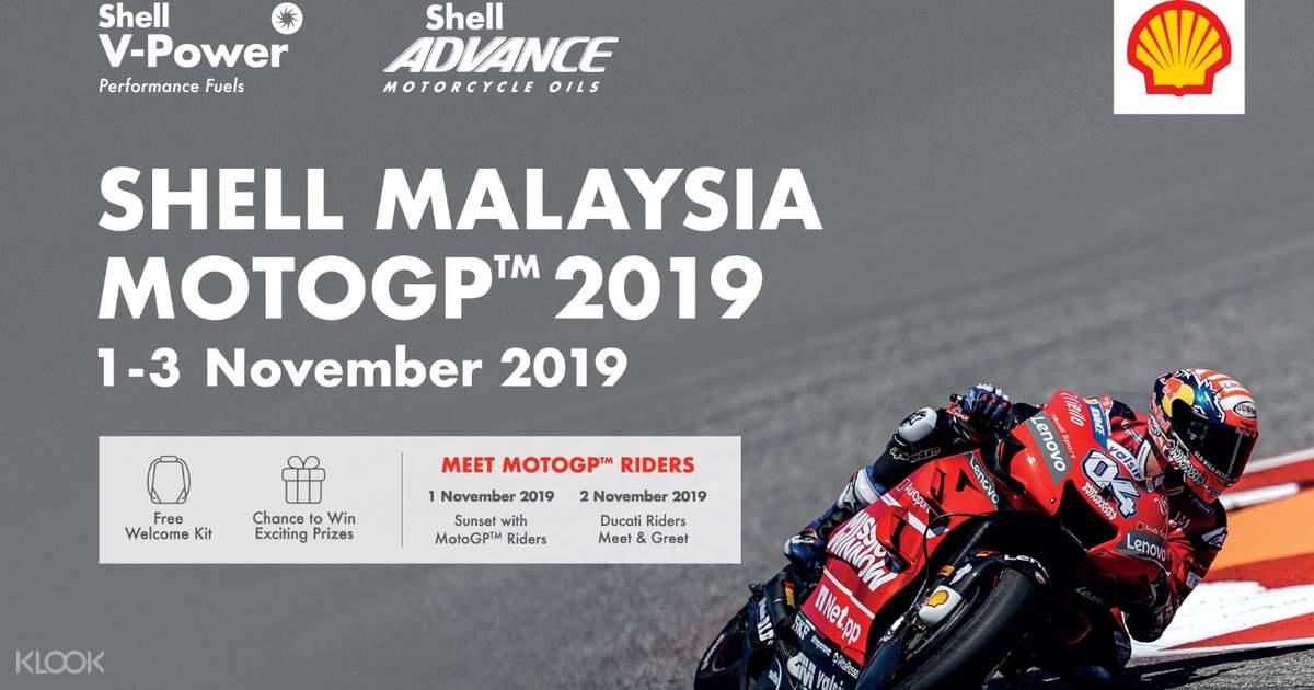 Shell Malaysia Motogp 2019 Admission Ticket With Round Trip Transfer