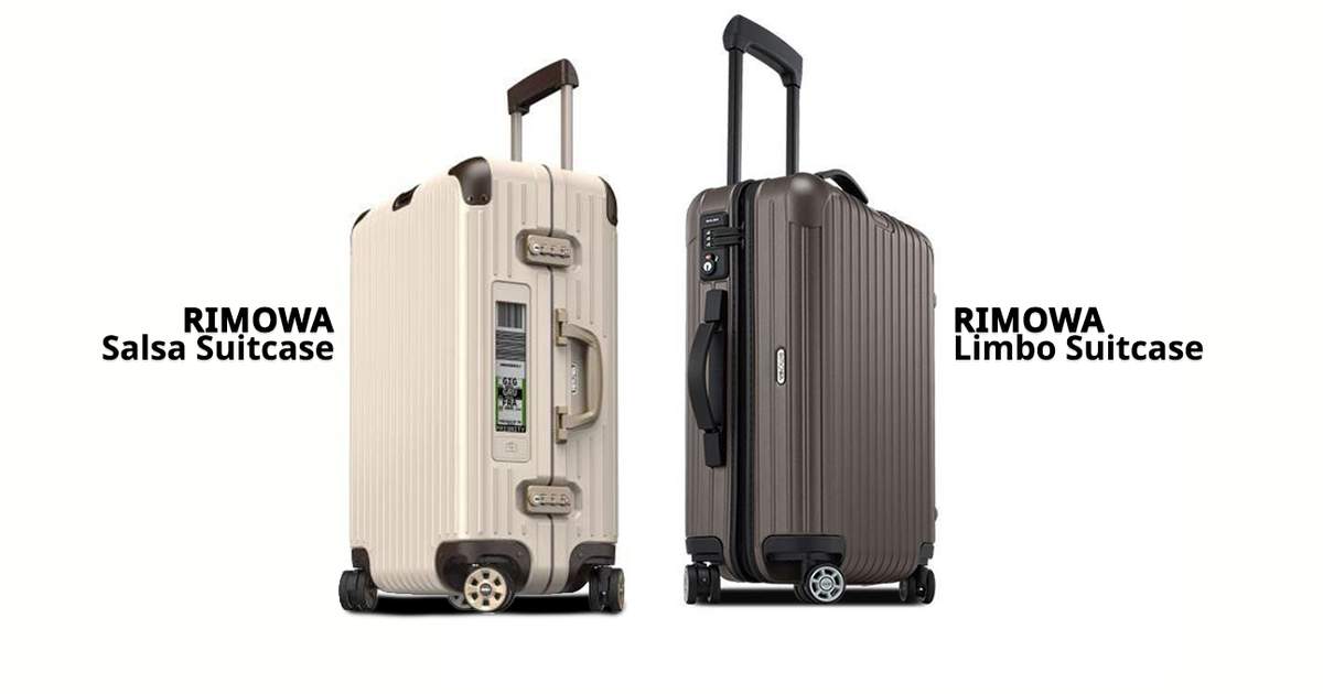 rimowa gold luggage