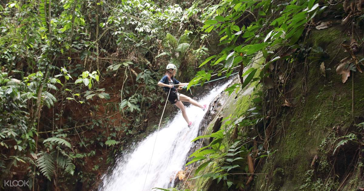 River Tubing Dan Waterfall Abseiling Di Perak Malaysia