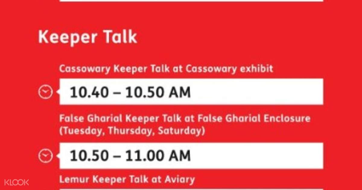 Bali Zoo Discount Tickets - Klook India