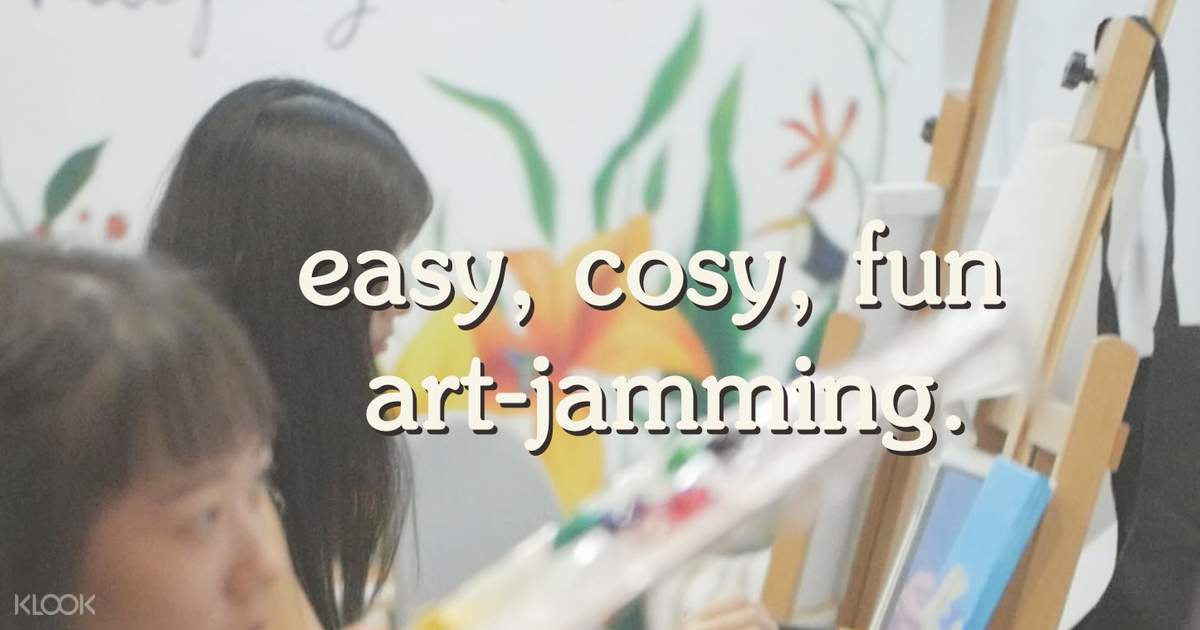 art jamming tote bag