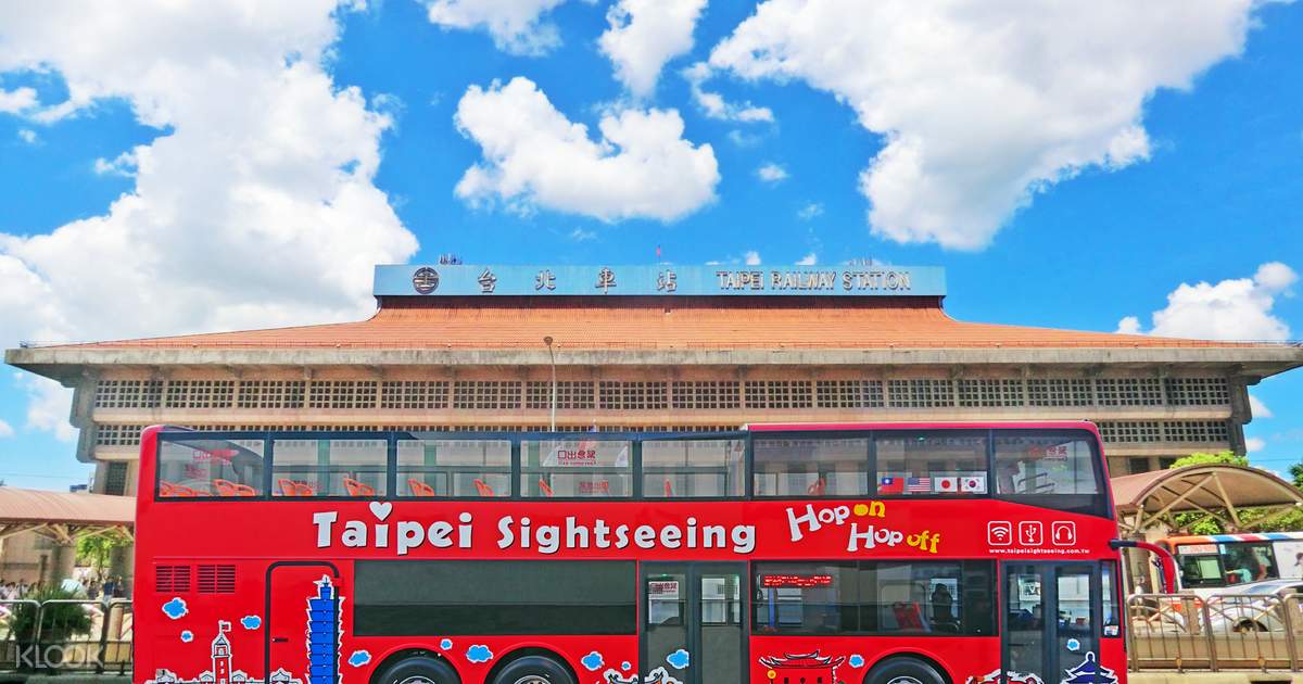 Enjoy Sightseeing With The Taipei Double Decker Bus Tour Klook Us