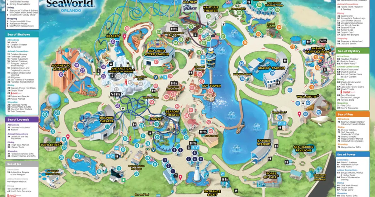 SeaWorld Orlando Ticket with All Day Dining