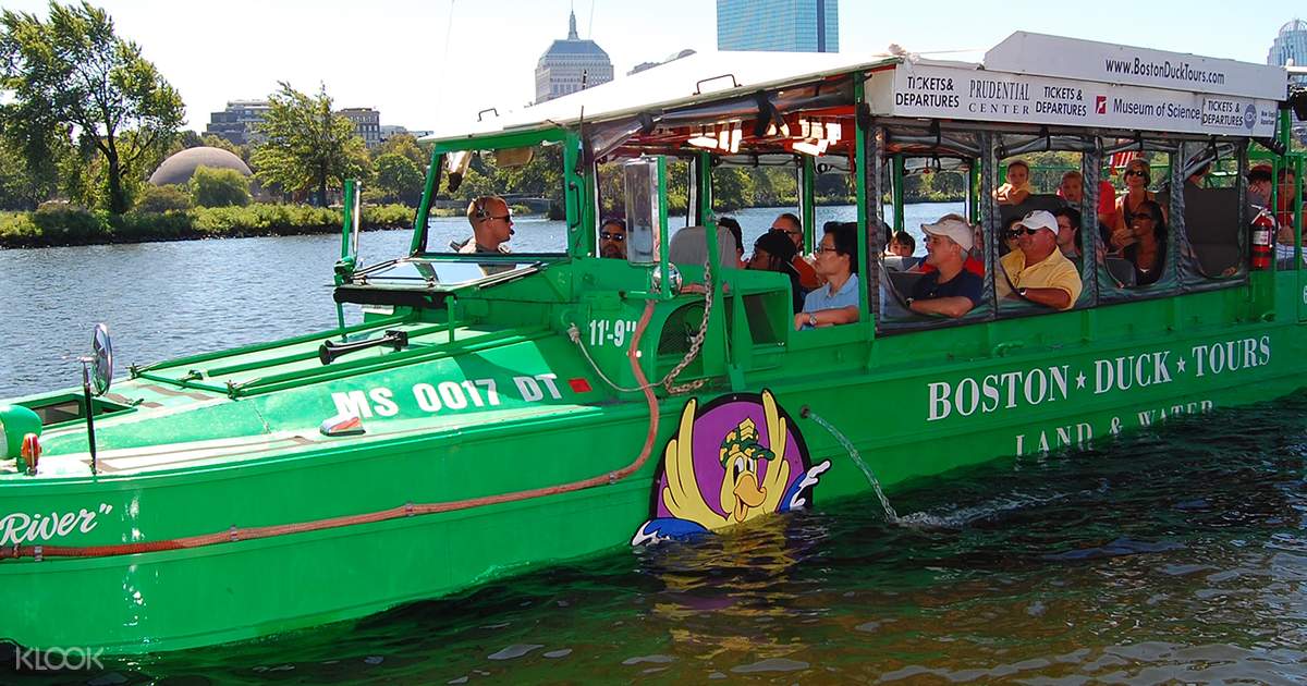 where does the boston duck tour end