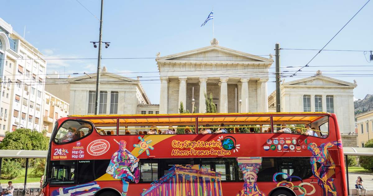 Hop On Hop Off Bus Sightseeing Tour In Athens Greece