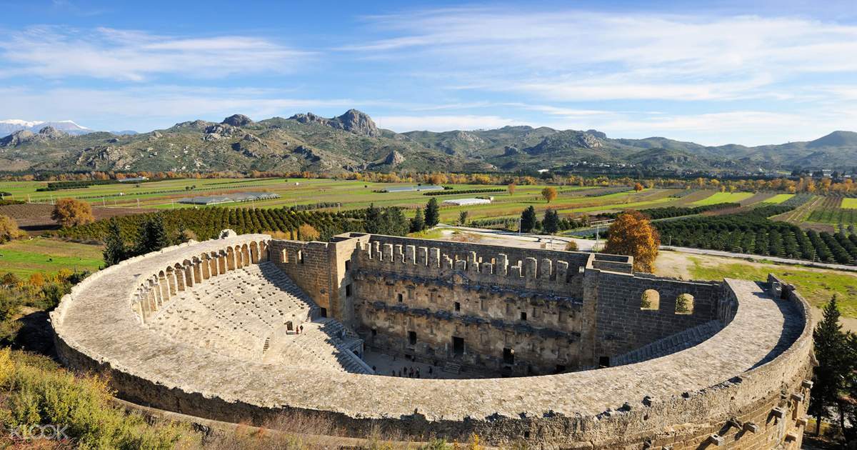 Perge Aspendos Side And Kursunlu Waterfalls Day Tour From Antalya