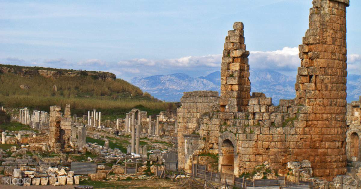 Perge Aspendos Side And Kursunlu Waterfalls Day Tour From Antalya