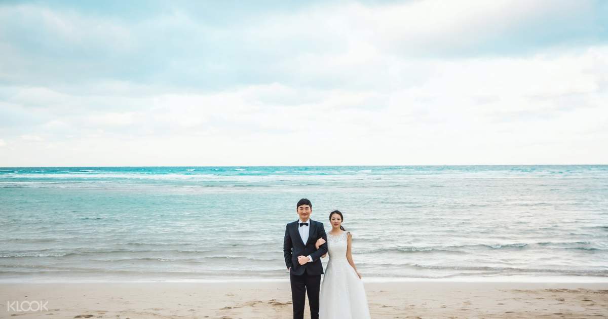 Outdoor Wedding Photography Di Jeju Korea Selatan