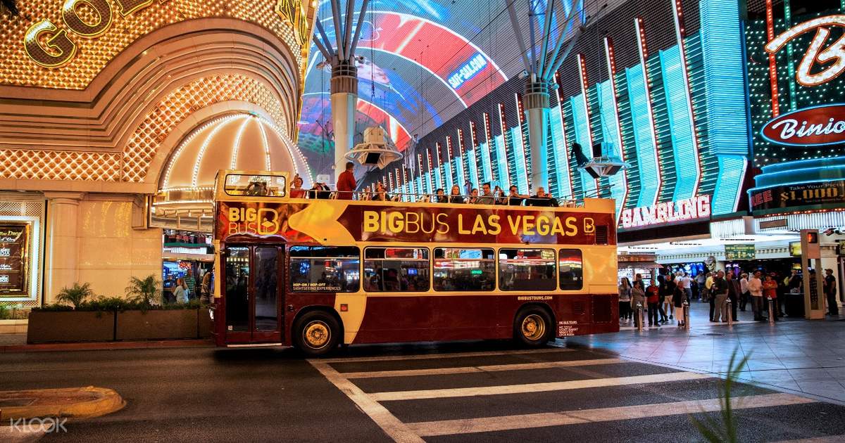 Big Bus HopOn HopOff Tour (OpenTop) in Las Vegas, USA