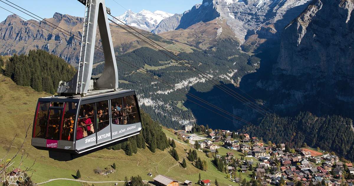 Schilthorn Round-Trip Cable Car Ticket from Stechelberg 