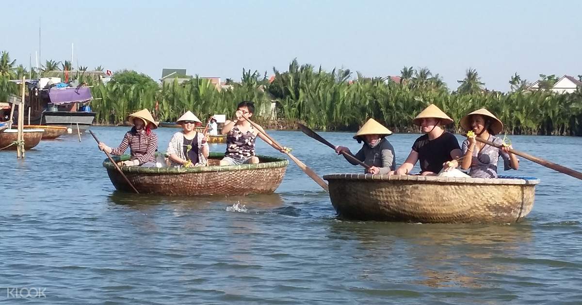 越南文化 會安水椰林簸箕船遊 Klook客路台灣