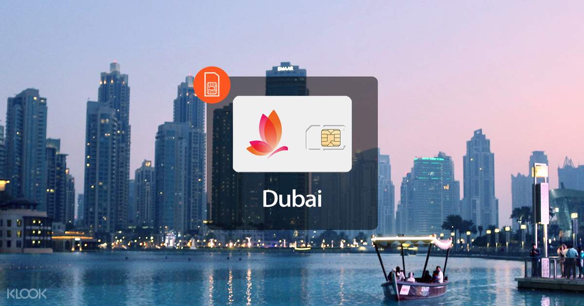 Du 4g Sim Card Dxb Airport Pick Up For Dubai Klook Uk