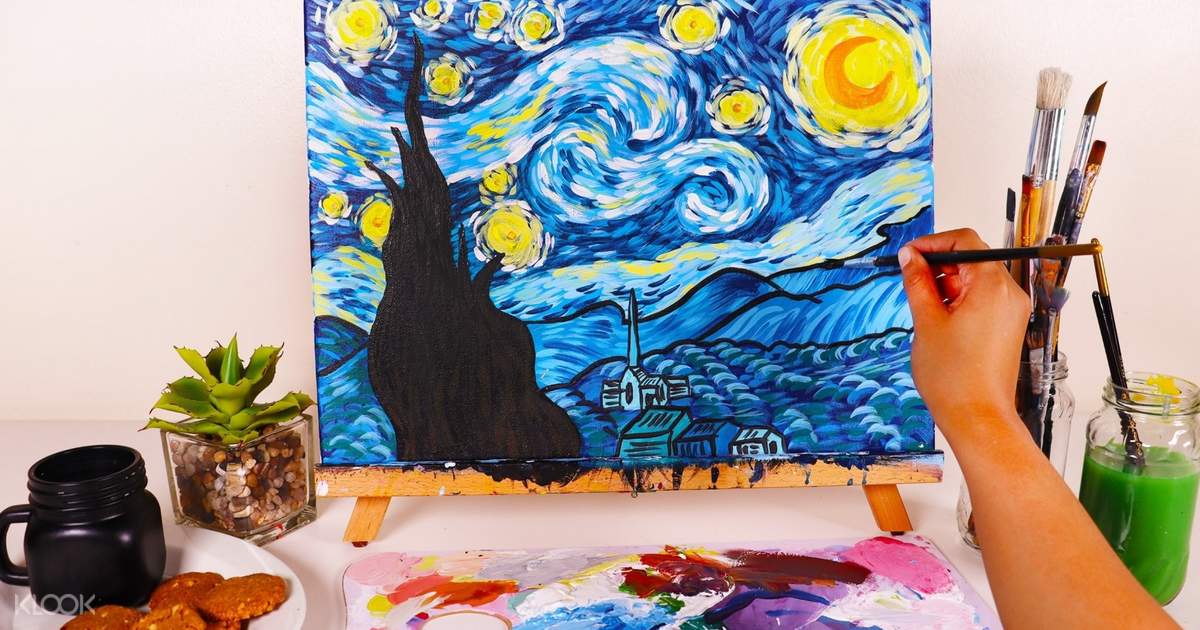 Acrylic Painting Kit With Tutorial Video Klook Us