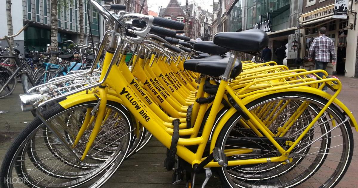 yellow bike