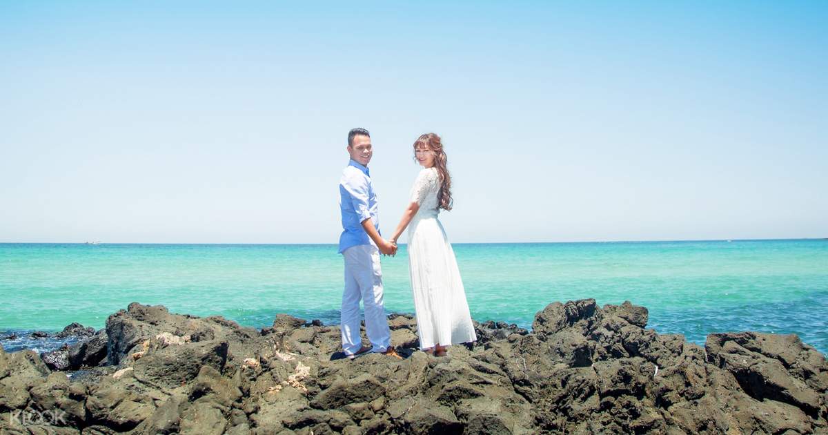 Outdoor Wedding Photography Di Jeju Korea Selatan