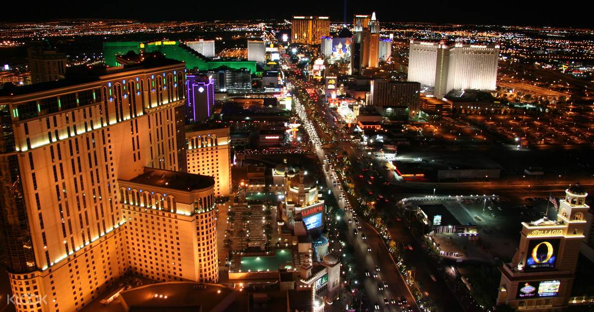 拉斯維加斯夜間直升機觀光之旅 Klook客路台灣