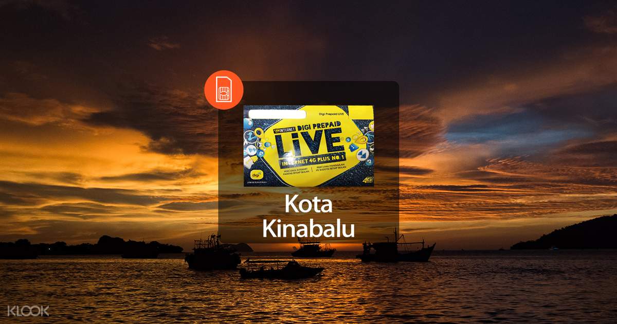 Digi 4g Sim Card My Delivery For Kota Kinabalu Sabah In Malaysia Klook Us
