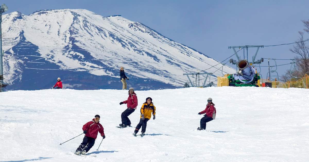 富士山滑雪 snowtown yeti滑雪體驗 新宿往返交通巴士 klook客路台灣