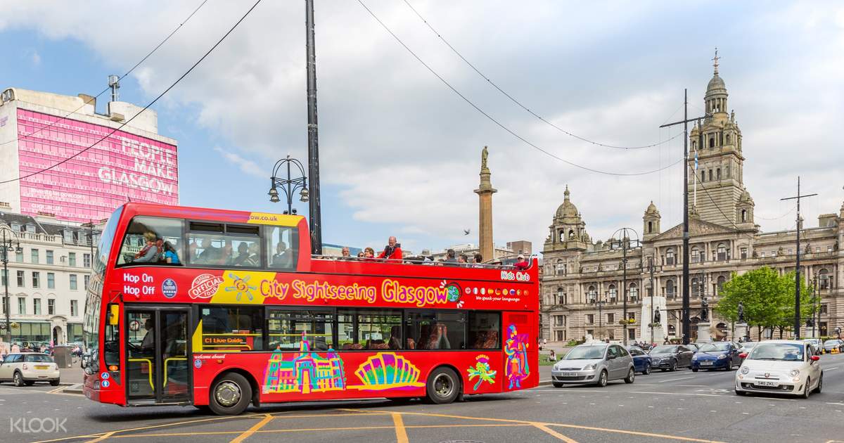 Glasgow Hop On Hop Off City Sightseeing Bus Tour