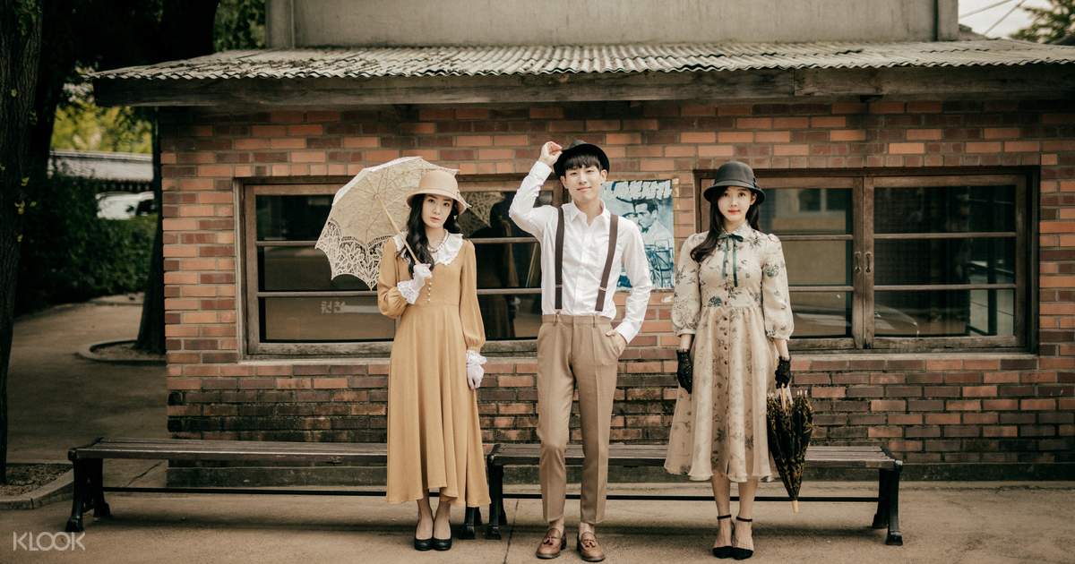 korean retro outfit
