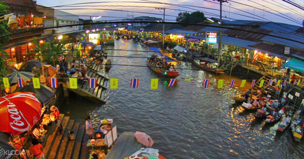 promo vietnam wisata Wisata Maeklong Floating Night Market dan Amphawa Train