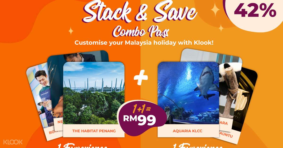 Stack Save Combo Pass Customize Your Malaysia Holiday Klook Malaysia Klook malaysia has also been exploring ways to provide further support for their merchants and partners, working directly with them to implement flexible. stack save combo pass customize your malaysia holiday klook malaysia