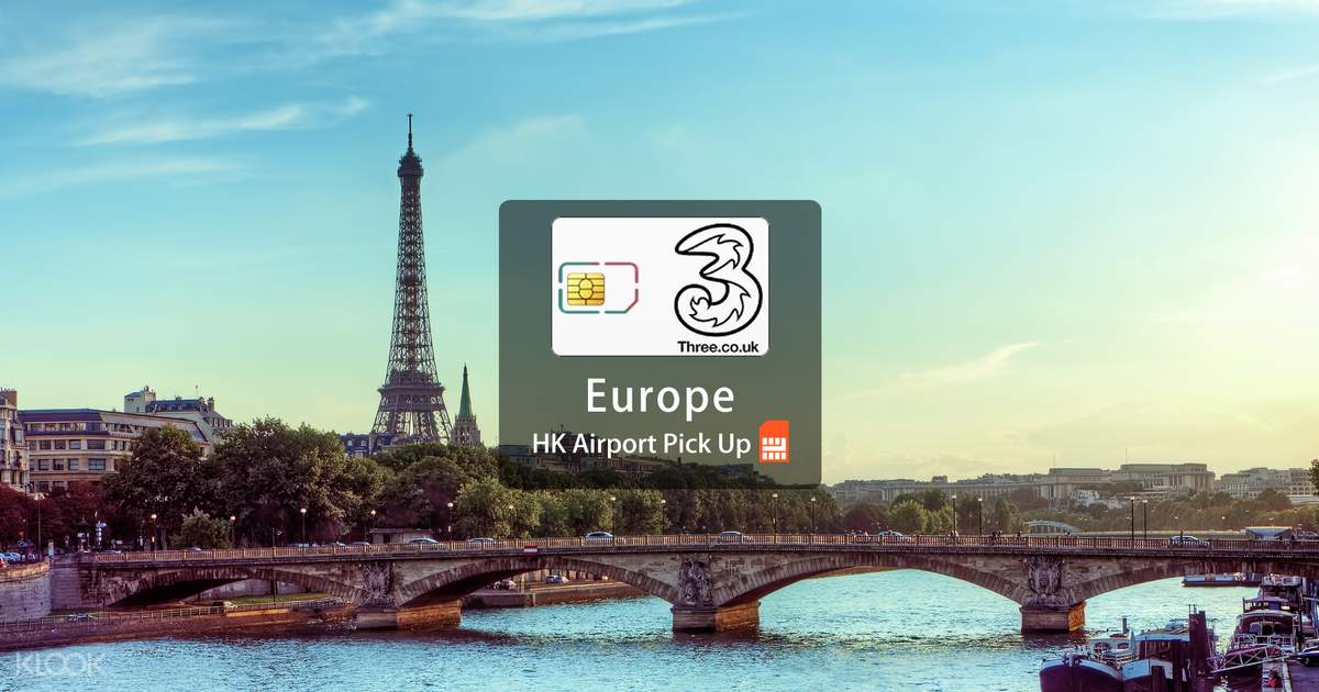 Europe Prepaid SIM Card (Hong Kong Airport Pick Up) - Klook