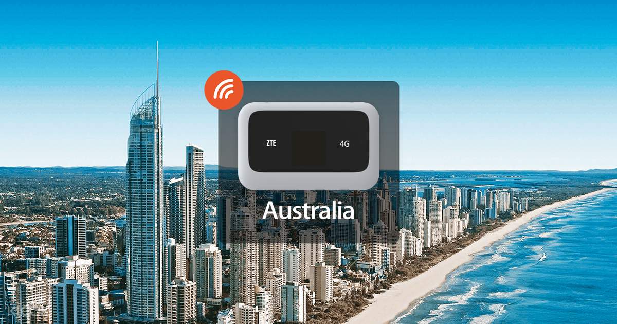 Sale 4g Wifi Th Airport Pick Up For Australia Unlimited Data Klook Us