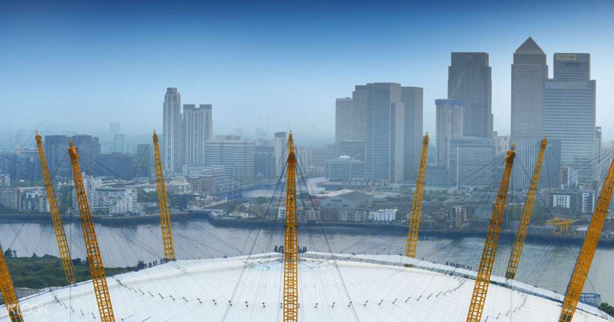 podem na kryshu stadiona o2 v londone