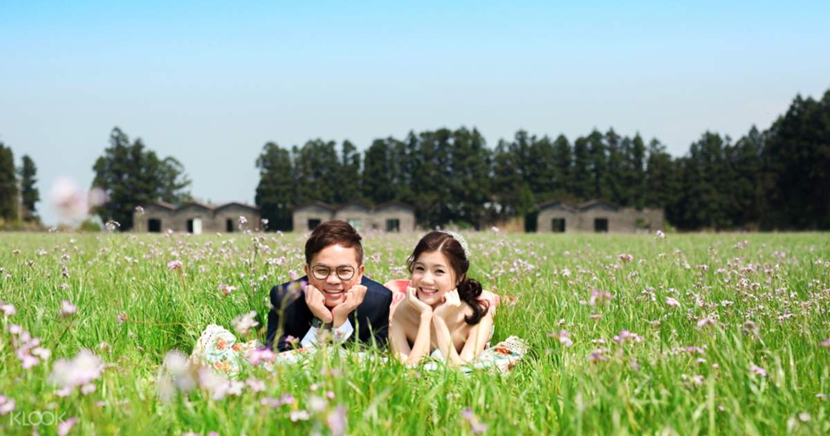 Outdoor Wedding Photography Di Jeju Korea Selatan