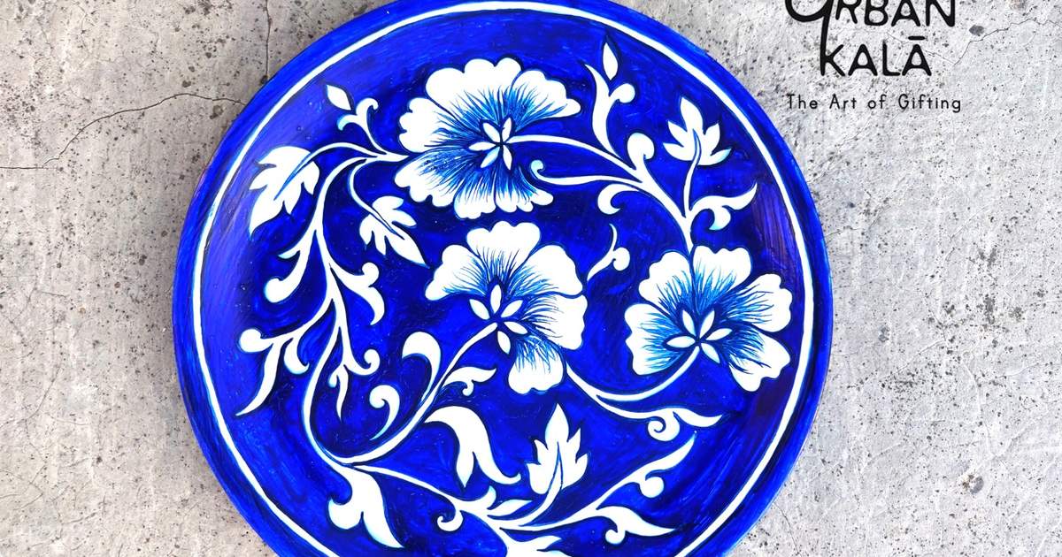 Blue Pottery Painting Online Workshop Klook Us