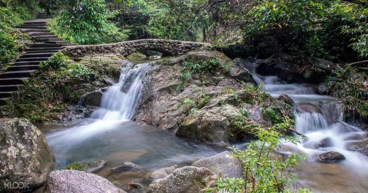 Qingyuan Tianzi Mountain Waterfall Natural Scenic Spot 