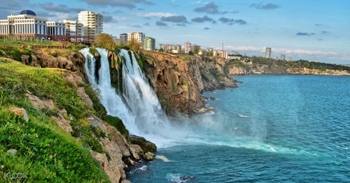 Antalya City Sightseeing And Waterfalls Tour Duden Waterfalls National Park Karpuzkaldiran Waterfalls Hadrian S Gate And More