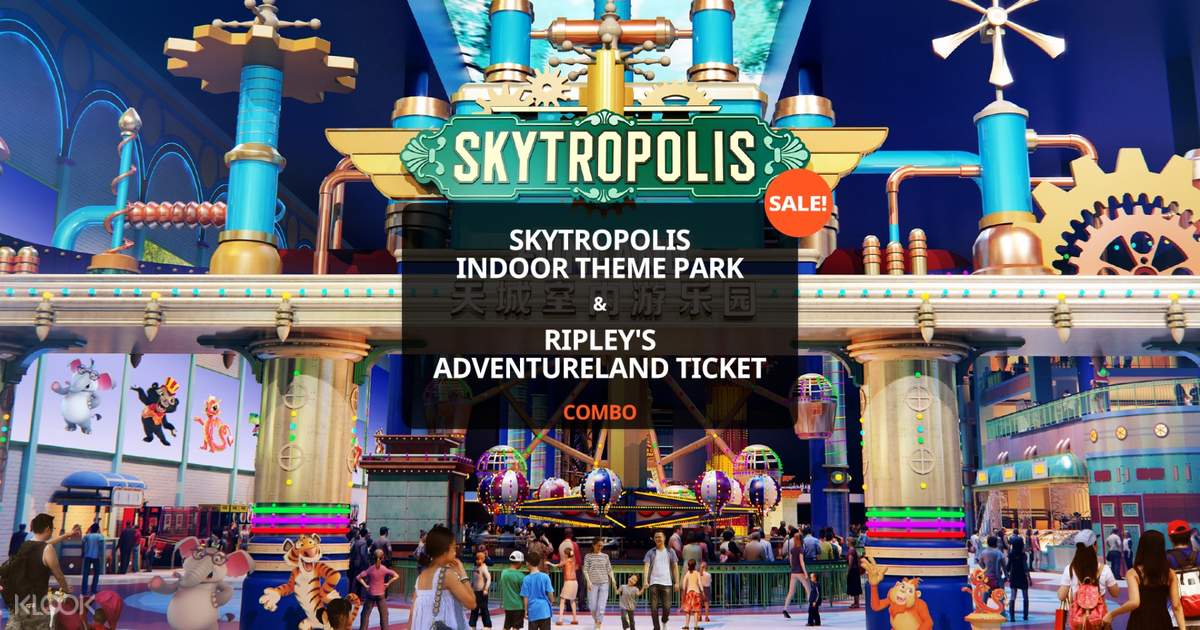 Skytropolis Indoor Park And Ripley S Adventureland Ticket Combo