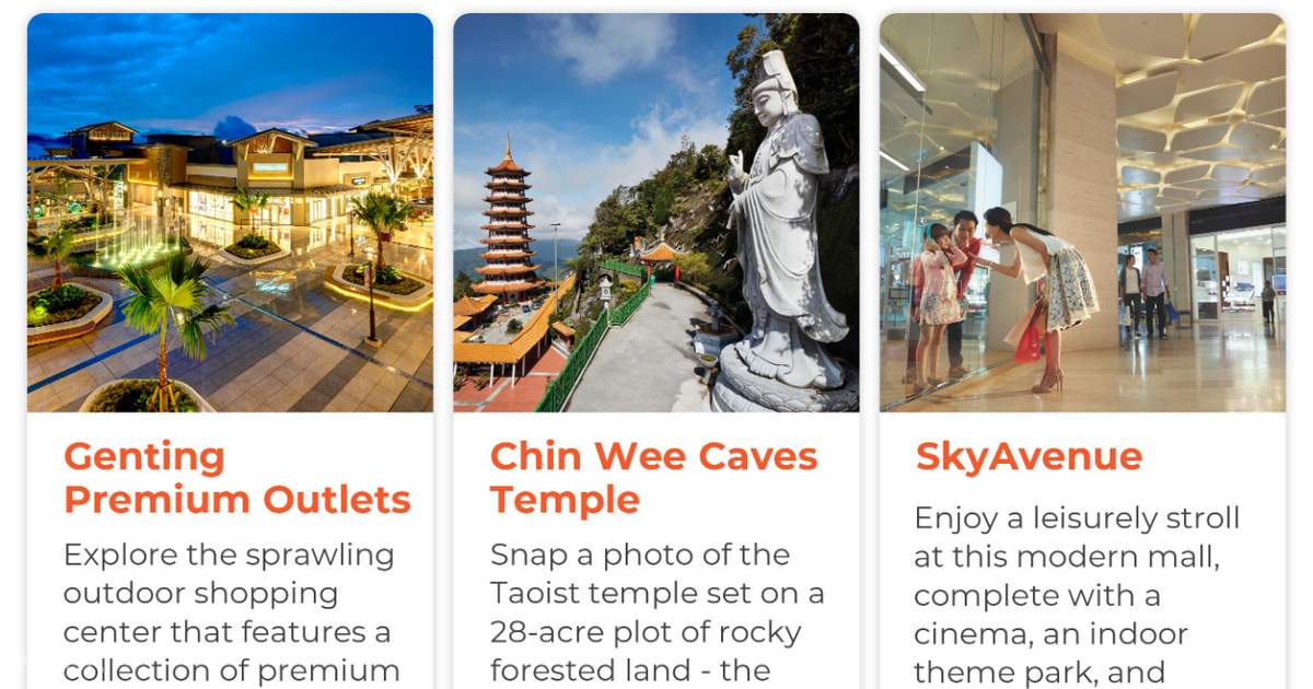 Harga tiket cable car di genting highland