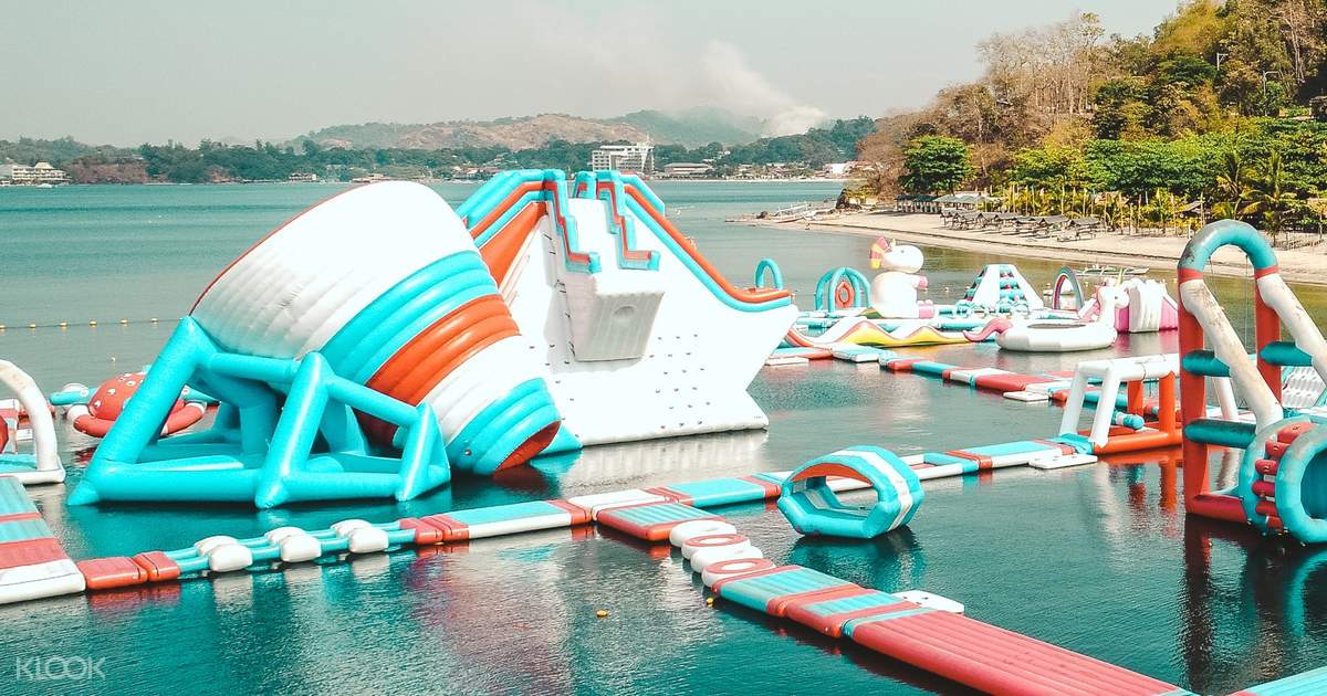 inflatable adventure park