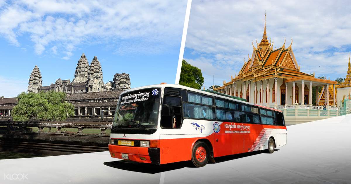 Shared Bus Transfers from Siem Reap to Phnom Penh in Cambodia