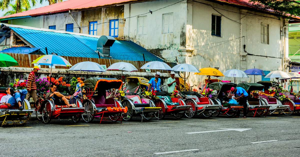 things to do alone in penang | explore georgetown on a trishaw