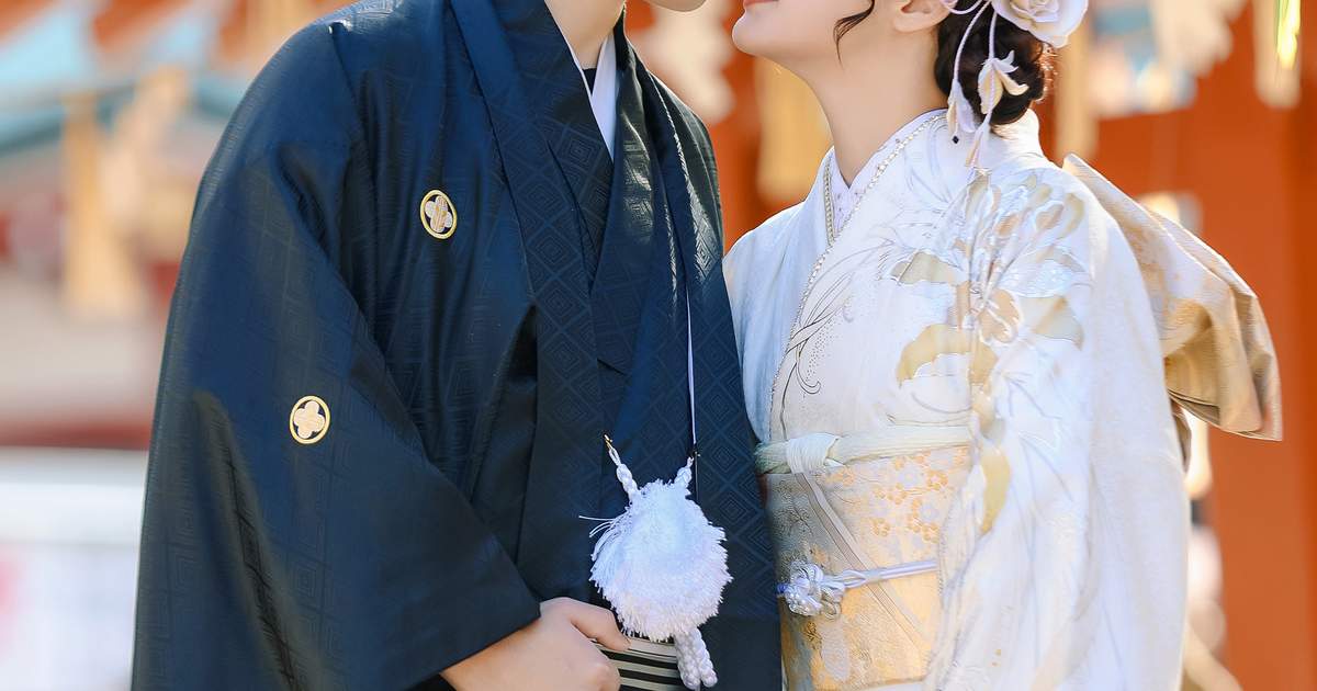 Japanese Wedding Attire Pre-Wedding Photo Plan (Tokyo/Asakusa Aiwa