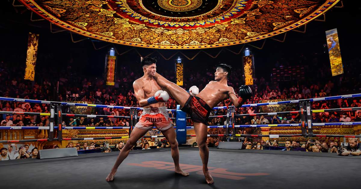 cheer on professional fighters at a muay thai match