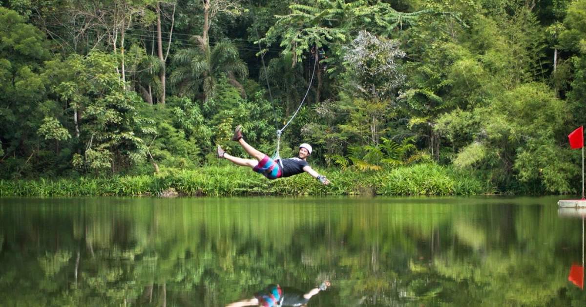 things to do in kanchanaburi, thailand | have an exciting time at tree top adventure park